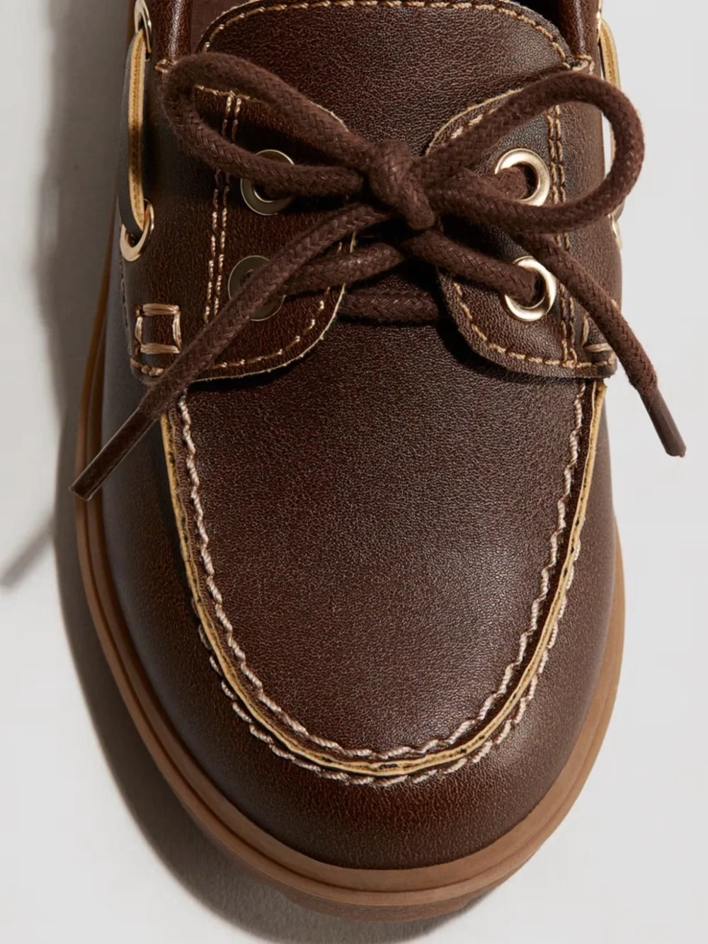 H&M Brown Kids Moccasin Boat Shoes
